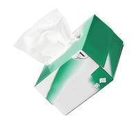 Papier D’essuyage sans Peluches en Boîte, 280 Pièces, Blanc | Extraction Main, Capture Précise des Poussières, Format Tiré, pour Atelier et Appareils