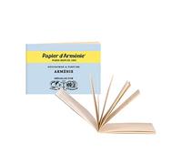 Papier d'Arménie Désodorisant naturel BLEU Lot de 5 carnets triples de 36 lamelles Original