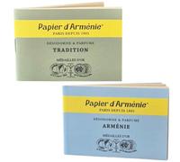 Papier d'Arménie - Lot de 2 carnets (1 Tradition + 1 Arménie) | Encens en papier aux arômes naturels et floraux | Papier d'Arménie Tradition Mdalllies D'Or