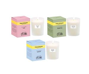 PAPIER D'ARMÉNIE Lot de 3 bougies Papier d'Arménie Env. 50h (Parfum Arménie - Tradition - La Rose)