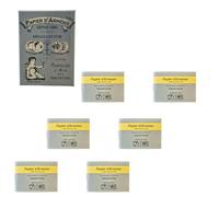 Papier d'Arménie Original - Boîte vintage avec 6 carnets Tradition | Papier parfumé d'ambiance classique | Aromatise et purifie l'air