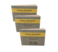 Papier d'Arménie - Papier d'arménie aromatique traditionnel pour la purification de l'environnement - Lot de 3 cahiers depuis 1885