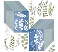 Papier d'art activé par le soleil pour projets de bricolage, haute sensibilité, papier d'impression de dessin naturel, 60 feuilles de papier cyanotype, kit de papier d'impression solaire, format A5