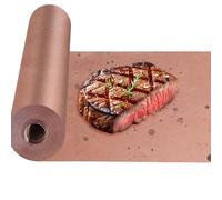 Papier de Boucher Rose, 45cm*30m Papier de Boucher Original Cuisson Rouleau BBQ, Non Couché, Non Ciré, pour Barbecue Fumoir Poisson Viande Grillage Cuisson Parfaite