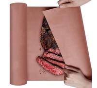 Papier de Boucherie, Rose 30 cm × 30 m Papier Boucher, Kraft pour Barbecue, pour Fumoir pour Grill, Fumoir, Viande de Poisson, Grill