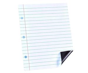 Papier de carnet magnétique | Bloc-notes ligné pour l'enseignement