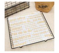 papier de charcuterie Lot de 25 feuilles de papier d'emballage for sandwichs - 9,8 x 9,8 pouces - Papier d'emballage alimentaire résistant à la graisse - Outils de pâtisserie(Color 08)