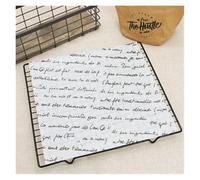 papier de charcuterie Lot de 25 feuilles de papier d'emballage for sandwichs - 9,8 x 9,8 pouces - Papier d'emballage alimentaire résistant à la graisse - Outils de pâtisserie(Color 03)