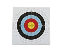 Papier de Cible de Tir à l'arc 30 Pièces, Feuille de Visage de Cible de Tir à l'arc Carrée de 60 Cm pour la Pratique du Tir à l'arc de Flèche