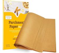 Papier De Cuisson 30.5cm X 40.6cm,Lot De 200 Feuilles De Papier Parchemin Non Blanchi