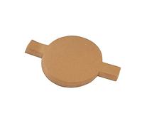 Papier de cuisson non-adhésif avec oreilles suspendues friteuse à air, doublure en papier jetable | papier circulaire étanche pour cuisine maison | 100 cm