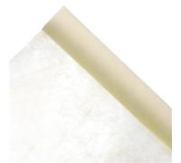 Papier de fleurs enveloppé imperméable, paquet de fleurs en rouleau, matériaux d'emballage de doublure florale for magasins de fleurs Pour L'Emballage De Cadeaux(Light yellow)