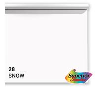 Papier de fond Superior 28 Snow blanc crème 1,35 x 11m pour photo et vidéo professionnelle