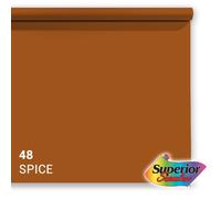 Papier de fond Superior 48 Spice 1,35 x 11m - qualité professionnelle mat