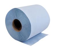 Papier de nettoyage WIPEX 2 rouleaux de 500 chiffons 22x36cm bleu Nordvlies