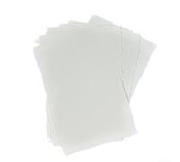 Papier de peinture en coton fait à la main - Texture rugueuse - 300 g (20 | pulpe de coton, excellente absorption des couleurs, lisse mais texturée pour la surface, idéal pour les beaux-arts