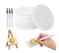 Papier de peinture sur toile 3D - Ensemble de papier à dessin | Fournitures d'art 3D amusantes en mousse texture avec stylo de peinture pour vacances, anniversaire, voyage, projets d'artisanat pour