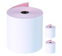 Papier de reçu offset à deux couches 3 rouleaux pour caisse | Impression nette et lisible, conservation longue durée, résistance à la décoloration, usage simple en supermarché et