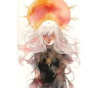 Papier de riz ‘Anime Girl’, 29 x 40cm (1pc) - pour meubles Poster Craft Decoupage by CRAFT KREATIVELY