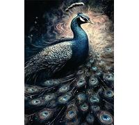 Papier de riz Beau Paon, 29 x 40cm (1pc) - pour meubles Poster Craft Decoupage by CRAFT KREATIVELY