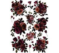 Papier de riz Bouquet Moody, 29 x 40cm (1pc) - pour meubles Poster Craft Decoupage by CRAFT KREATIVELY