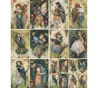 Papier de riz Fées, 20 x 26,6cm (6pc) - 6 motifs pour Scrapbooking, Cartes, Artisanat, Découpage par CRAFT KREATIVELY