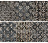 Papier de riz Gaufré Gris, 20 x 26,6cm (6pc) - 6 motifs pour Scrapbooking, Cartes, Artisanat, Découpage par CRAFT KREATIVELY