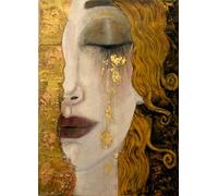 Papier de riz Larmes d'or, 29 x 40 cm - Papier de découpage pour meubles, supports mixtes, cartes et travaux manuels, découpage CRAFT KREATIVELY