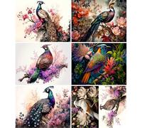 Papier de riz motif oiseaux exotiques, 21 x 27 cm - Papier de découpage pour meubles, supports mixtes, cartes et travaux manuels, découpage CRAFT KREATIVELY