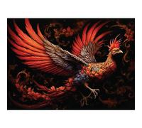 Papier de riz Phénix Chinois, 29 x 40cm (1pc) - pour meubles Poster Craft Decoupage by CRAFT KREATIVELY