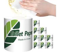 Papier de salle de bain, papier toilette | 10 x rouleaux de papier de bain doux | Papier toilette écologique et pour salle de bain, toilettes, salon