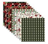 Papier de scrapbooking, 24pcs Christmas Scrapbook Paper 12x12 Thème de Noël vintage double face pour les albums bricolage Journaux Making, double face