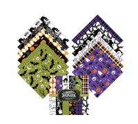 Papier de scrapbooking d'Halloween - Kit d'artisanat à motifs d'Halloween - Kit de papier vintage | Fournitures d'art de scrapbooking - Journal Ephémera - Papier rétro pour travaux manuels - Kit de