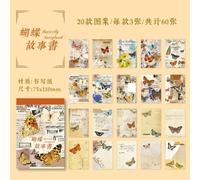 Papier De Série De Fragments De Mémoire, 60 Feuilles De Papier De Fond Rétro Vintage Pour Scrapbooking, Fabrication De Cartes, Projet De Journalisation, Bricolage