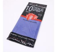 Papier De Soie Artisanal Fait À La Main,Fleurs,Emballage Cadeau,Mariage,Fête,Fournitures De Décoration Pour La Maison,Bricolage,10 Feuilles,500*660mm - Type Royal Blue