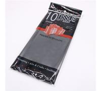 Papier De Soie Artisanal Fait À La Main,Fleurs,Emballage Cadeau,Mariage,Fête,Fournitures De Décoration Pour La Maison,Bricolage,10 Feuilles,500*660mm - Type Black