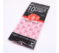 Papier De Soie Artisanal Fait À La Main,Fleurs,Emballage Cadeau,Mariage,Fête,Fournitures De Décoration Pour La Maison,Bricolage,10 Feuilles,500*660mm - Type Colorful Love