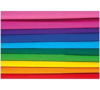 Papier de soie coloré 25x200 cm, arc-en-ciel A10 - Idéal pour la créativité artistique et la décoration Optez pour la créativité avec notre mélange flexible