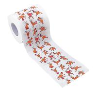 Papier de soie de Noël de salle de bain, décoration de Noël, papier toilette amusant - Serviettes imprimées de rennes de Noël - Serviette en papier sur le thème de Noël pour table à manger, maison
