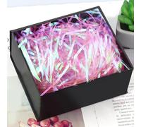 Papier de soie déchiqueté, Papier déchiqueté irisé froissé de 60 à 200 g, idéal for les cadeaux(Light Pink,100g)
