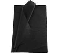 Papier de soie, feuille 50x70 cm, 14 cm, noir, 25feuilles