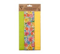 PAPIER DE SOIE IMPRIMÉE, Sachet de 6 feuilles au format 50x75cm - Assortiment Pâques - Assortiment