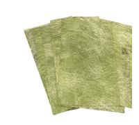 Papier de soie, Lot de 10 feuilles papier for scrapbooking, décoration, bricolage, journal intime, collage, origami, soie(Green)