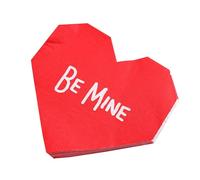 Papier de soie pour San, serviettes de fête, velours pour le visage | Serviette d'invité robuste 20 pièces - Serviette d'invité en papier de soie à 2 plis en forme de coeur pour les fournitures de