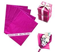 Papier de soie Rose Baie Sauvage (Pack 250) 50x75 cm