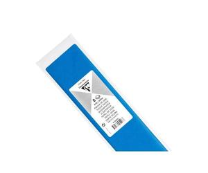 PAPIER DE SOIE, Sachet de 8 feuilles pliées 18g/m2 au format 50x75cm - Bleu pétrole
