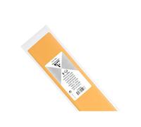 PAPIER DE SOIE, Sachet de 8 feuilles pliées 18g/m2 au format 50x75cm - Jaune or
