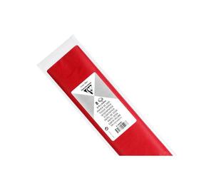 PAPIER DE SOIE, Sachet de 8 feuilles pliées 18g/m2 au format 50x75cm - Rouge