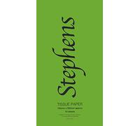 Papier de Soie Stephens 750 x 500 mm - Vert Clair, 10 Feuilles