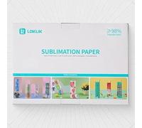 Papier de Sublimation - Papier de Transfert Haute Qualité pour Impressions Vibrantes sur Tissus, Céramiques, Tasses et Plus - Compatible avec Imprimantes Sublimation (A3)